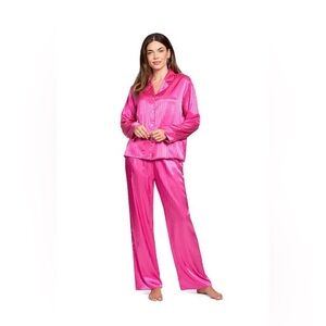 Silky Pink Pajama Set